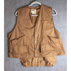 Newco Hunting Vest Mens L Vintage 80s Shooting Outdoorsman Sportswear Mountain